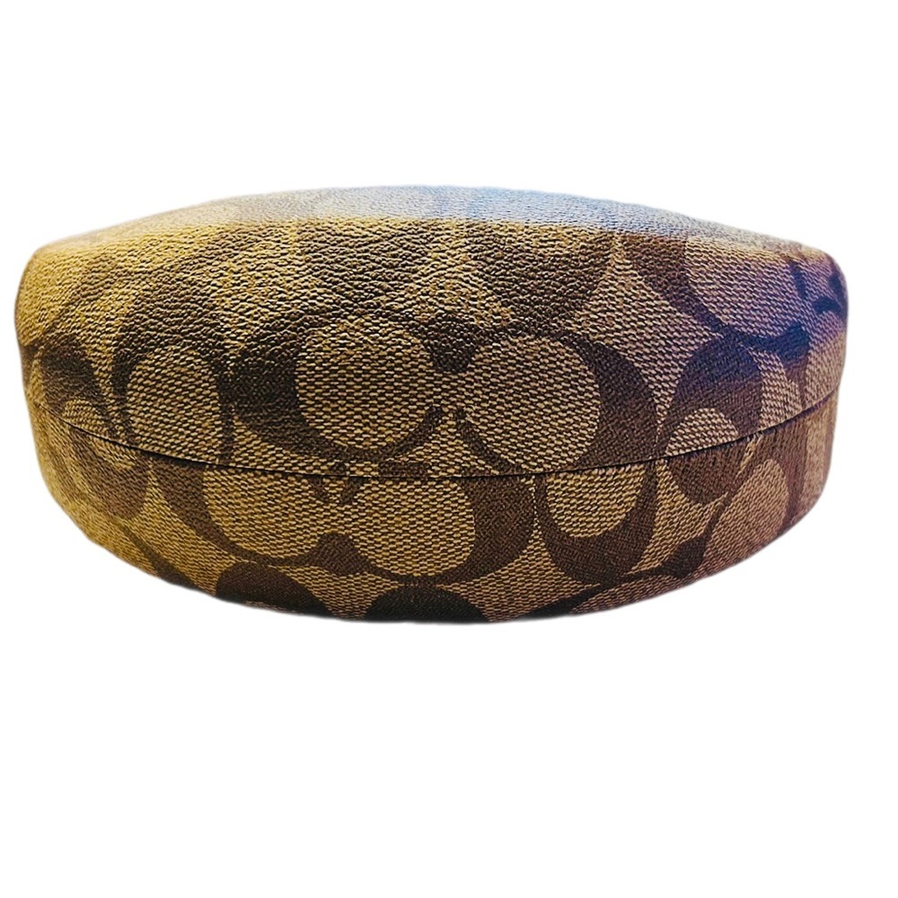 Coach Signature Monogram Hard Clamshell Sunglasses Case
